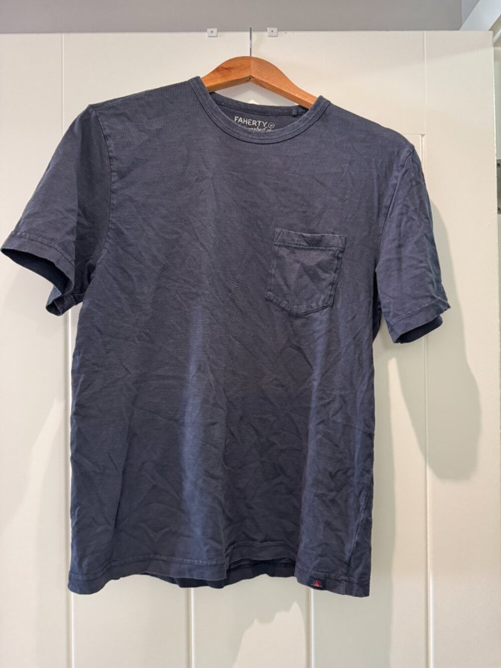 Faherty Sunwashed Pocket Tee - M